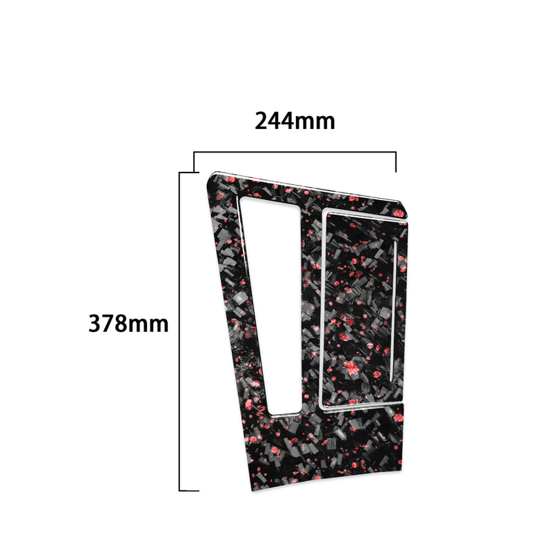WXZOS Genuine Carbon Fiber Gear Shift Lever Panel Trim for Audi A7 S7 RS7 2019-2025