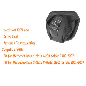 5 Speed Manual Gear Stick Shift Knob Shifter for Mercedes Benz W203 S203