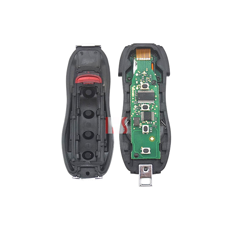WXZOS 315/434MHz 3 Buttons Remote Key Fob w/Chip Board for Porsche Macan 95B 2014-2018