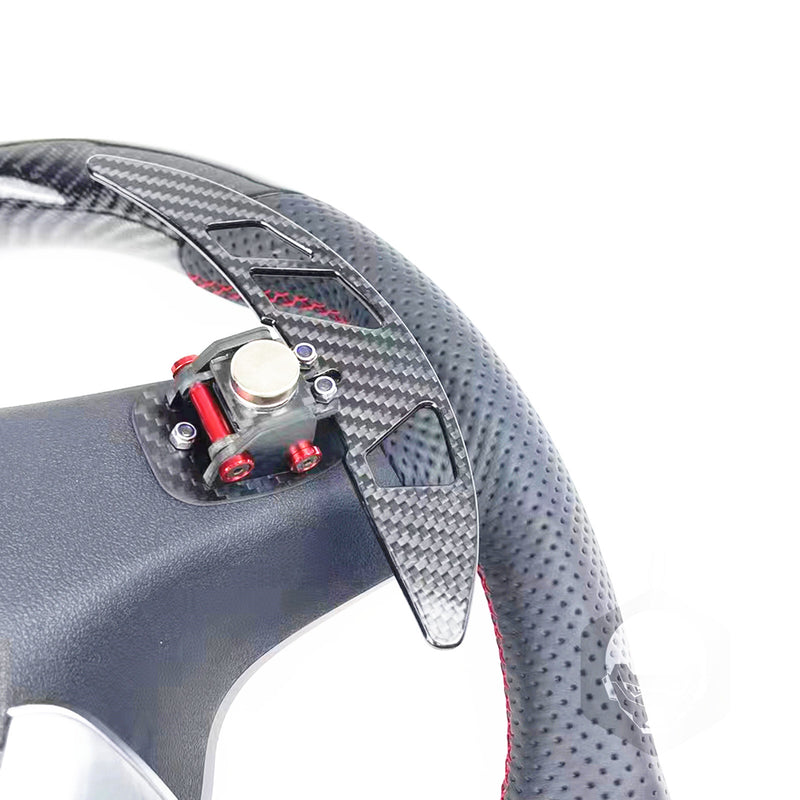 WXZOS Magnetic Carbon Fiber Gear Shifter Paddle for Mercedes W246 B-Class 2013-2018