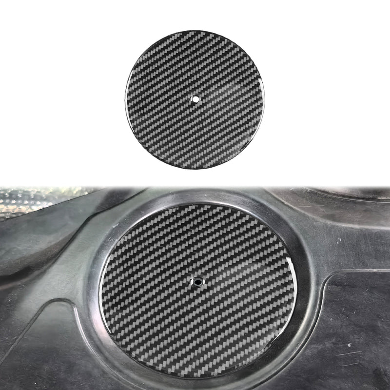 WXZOS Genuine Carbon Fiber Engine Bay Side Cover Trim for Chevrolet Corvette C8 2020+