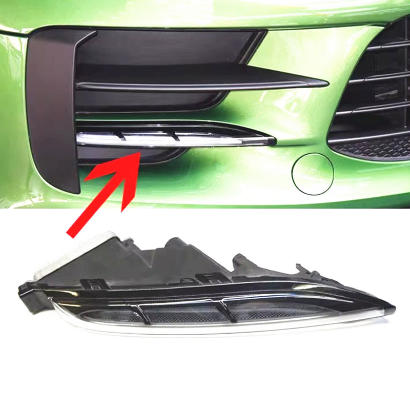 WXZOS Front Bumper Right Side LED DRL Lamp Assembly for Porsche Macan 95B 2018-2021