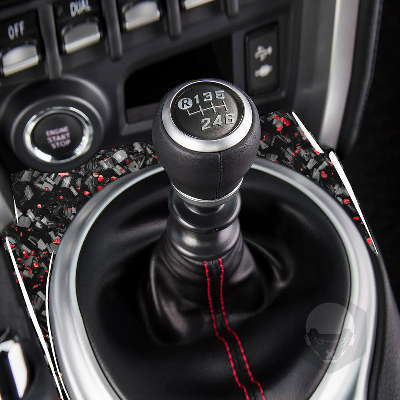 WXZOS Genuine Carbon Fiber Gear Shift Knob Lever Panel Trim for Toyota  86 2017-2020