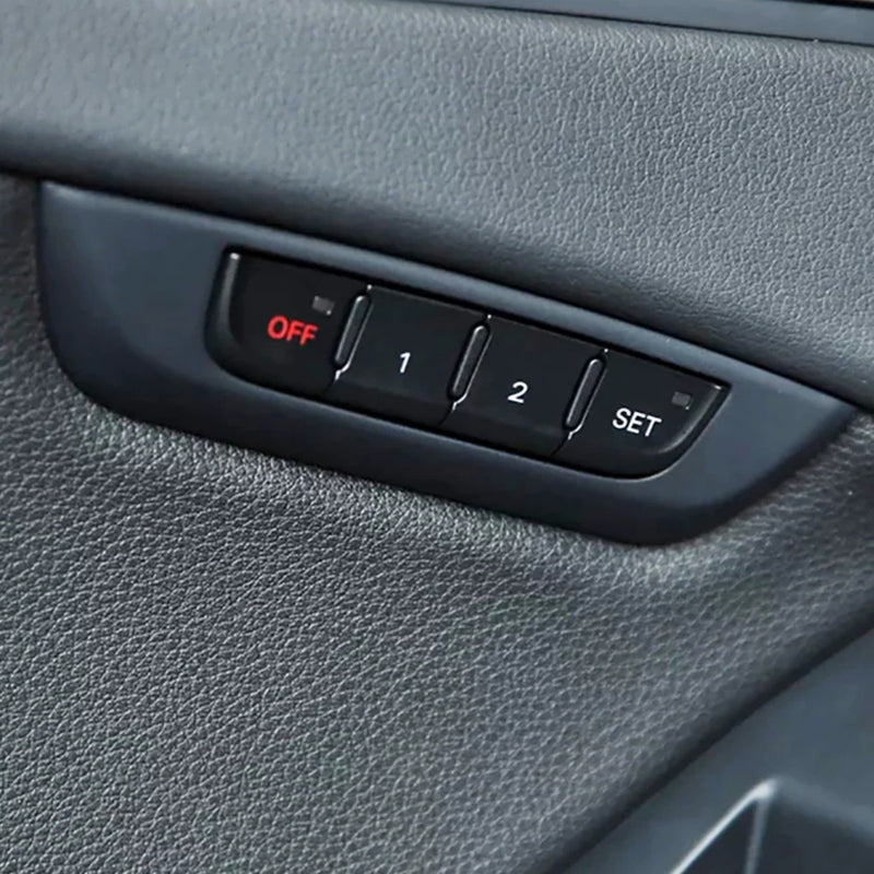 WXZOS Seat Memory Adjust Switch Button Bezel for Audi A4 B8 S4 RS4 4Door 2009-2016