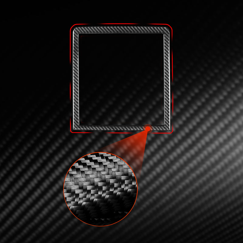 WXZOS Carbon Fiber ‌Center Console LCD Display Screen Trim for Benz W206 C-class 22-24