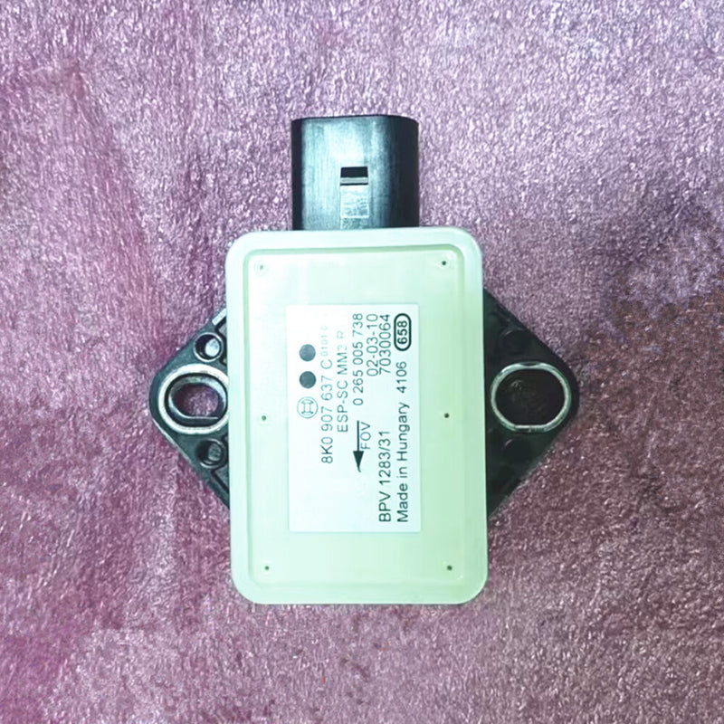 WXZOS 1PC 8K0907637 YAW Rate Acceleration Sensor for Audi A5 S5 RS5 A5 Quattro 2009-16