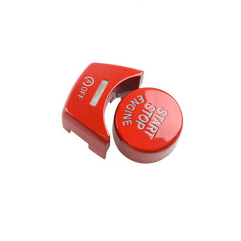 Red Engine Start Stop Button Cover Kit for BMW 5Series F10 F11 F07 GT 2010-2016