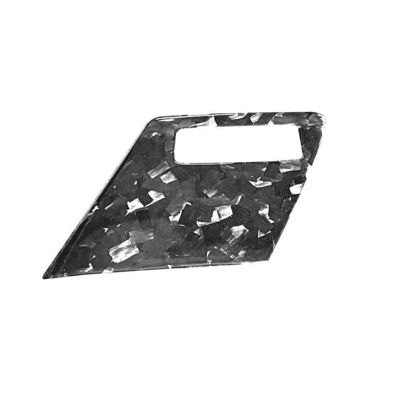 WXZOS Genuine Carbon Fiber Center Console Shift Lever Trim for Audi A3 S3 2021-2023
