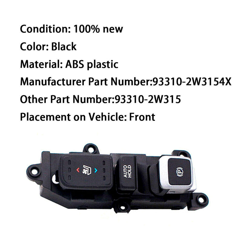 EPB Parking Handbrake AUTOHOLD Seat heating Switch for Hyundai 2012-16 Santa Fe