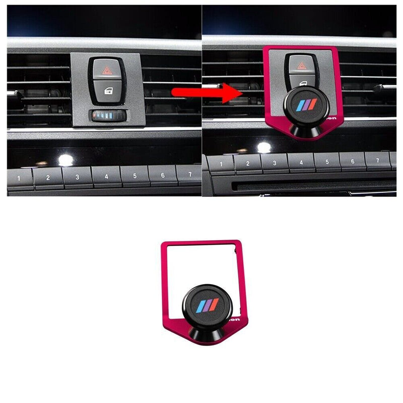 Flash Warning Switch Mobile Phone Bracket Holder for BMW 4series 2014-19 M4 F82