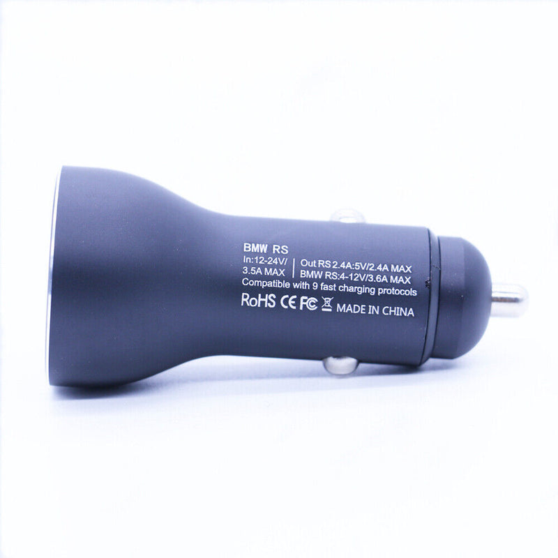 Dual USB Charger Socket Power Outlet Adapter for BMW