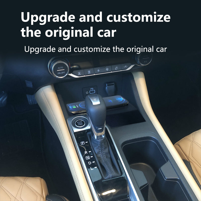 WXZOS Center Console Wireless Fast Charging Pad for Nissan Sentra 2020-2021