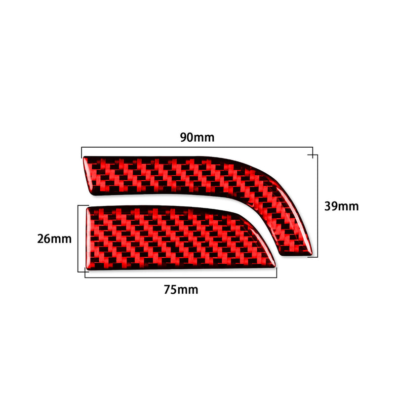 WXZOS Carbon Fiber Driver Side Dashboard Trim for Porsche 718 Boxster 982 2017-2025