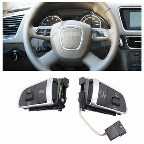 R&L Steering Wheel MFSW Control Switch Button 4E0951527 for Audi 2009-2012 Q5