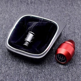 5 Speed Aluminum Alloy Gear Shift Knob w/Gaitor Boot for VW Golf MK5/6 2006-2012