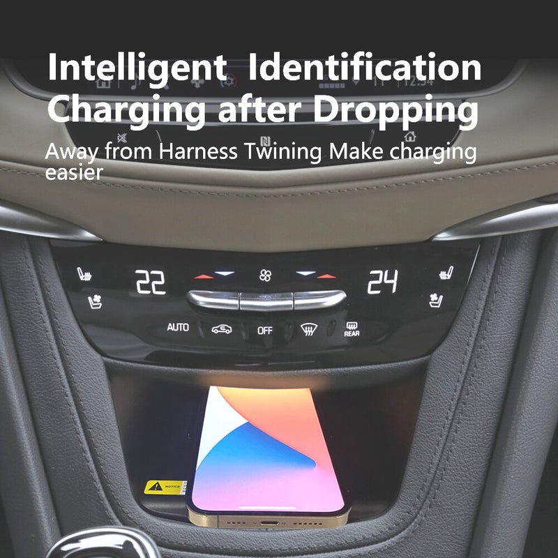 WXZOS Center Console Phone Wireless Fast Charging Pad for Cadillac XT5 2016-2021