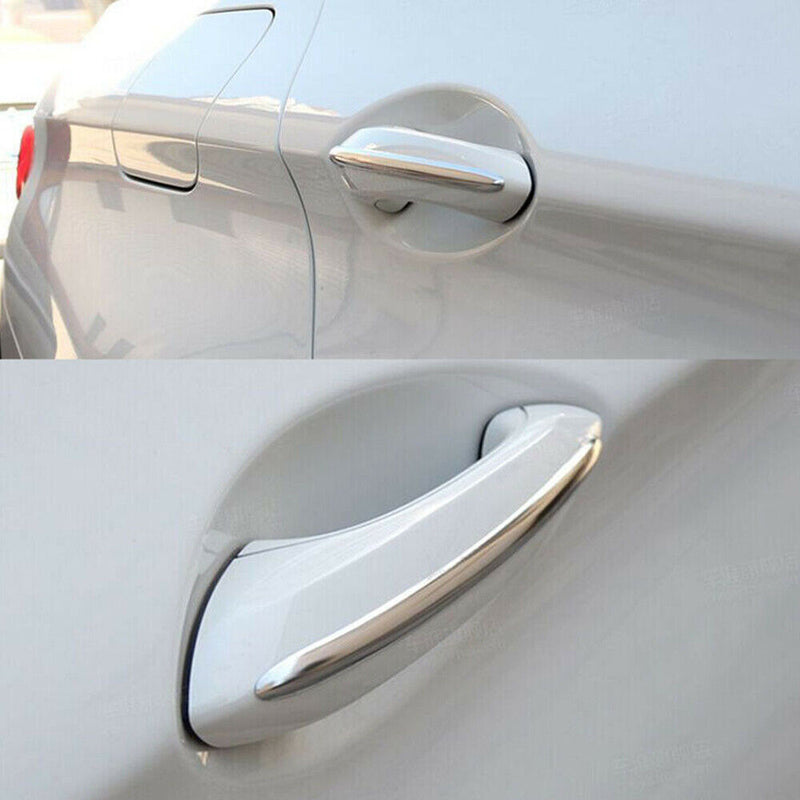 Door Handle Cover Stripe Trim 4Pcs For BMW 5' F10/GT F07 2010-2017