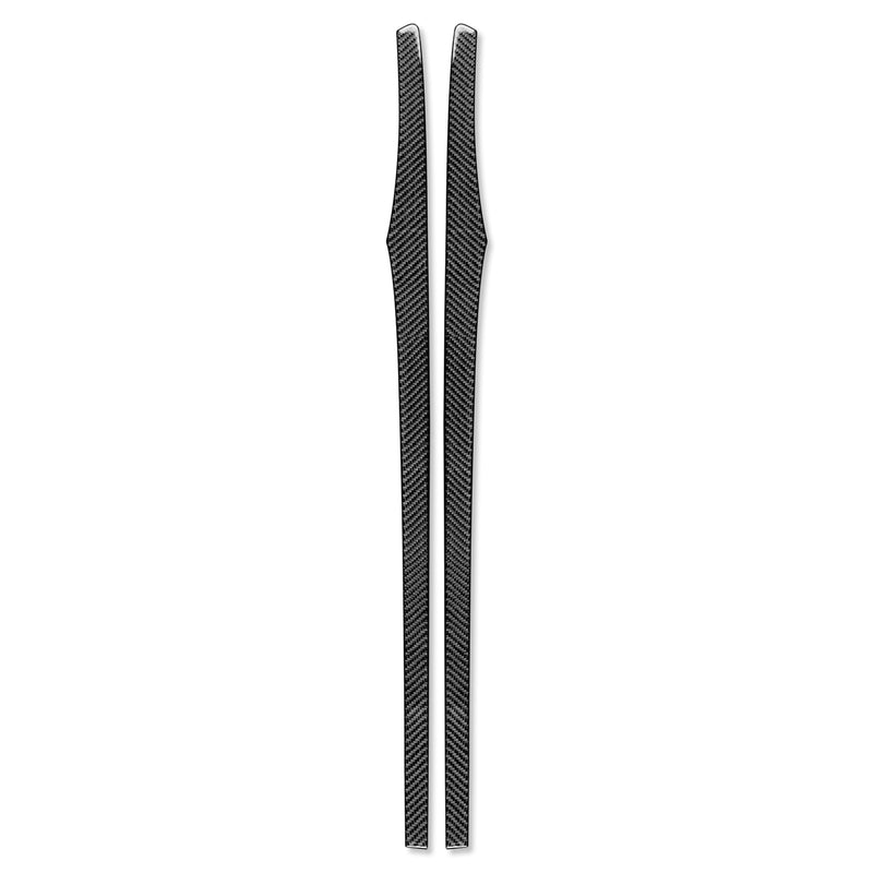 WXZOS Genuine Carbon Fiber Door Panel Trim for Porsche 718 Boxster 982 2017-2025