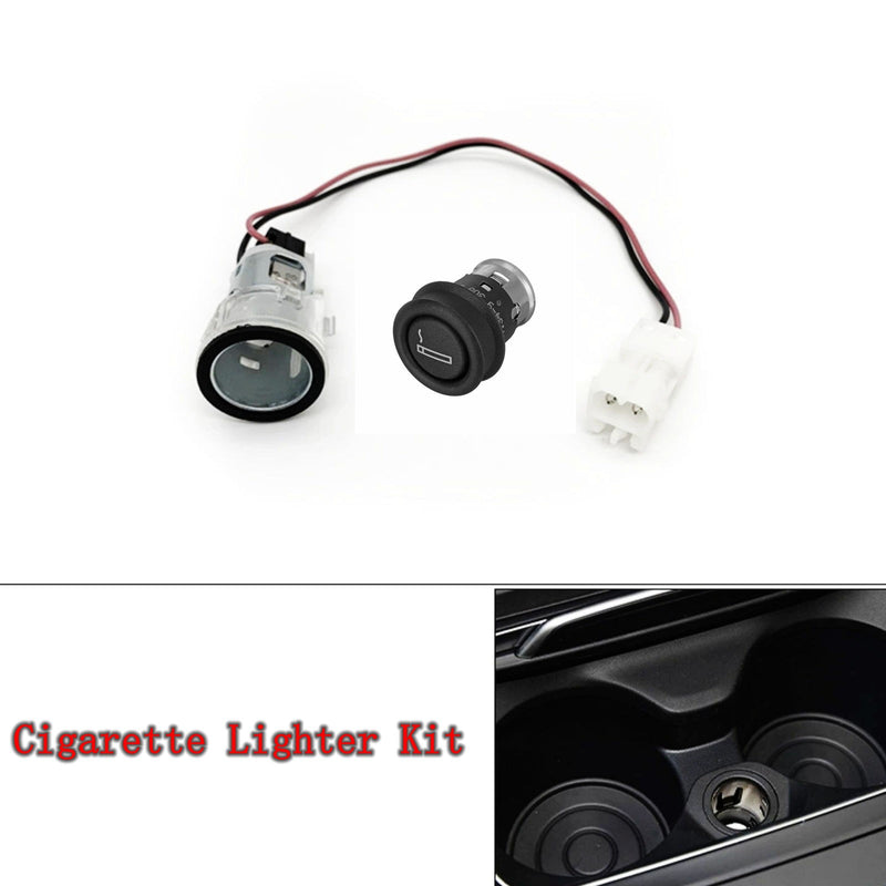 WXZOS Car Cigarette Lighter Element w/LED Ring Socket for BMW F32/33/36 GC F82 2014-18