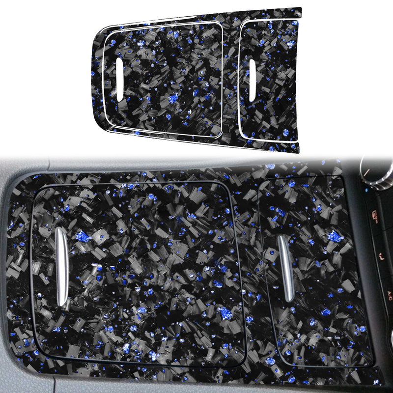 WXZOS Genuine Carbon Fiber Center Console Panel Trim for Mercedes W117 CLA 2013-2017
