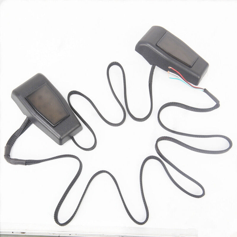 Upper Rear Door Window Hinge Cover Brake Signal Light for 07-18 Jeep Wrangler JK