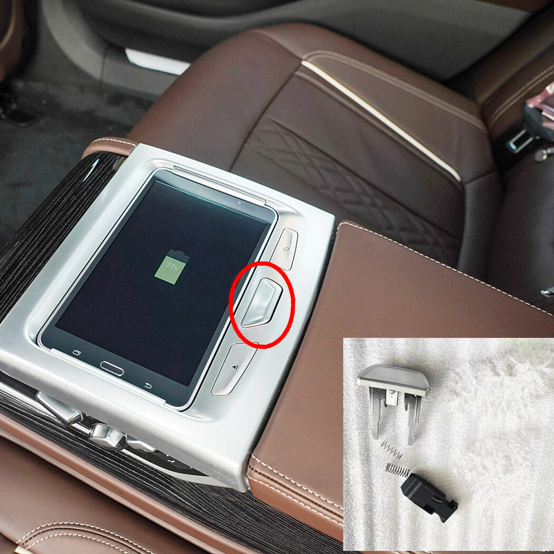 WXZOS 1PC Rear Seat Armrest Box Switch Button Cover Repair for BMW 7series G12 2016-22
