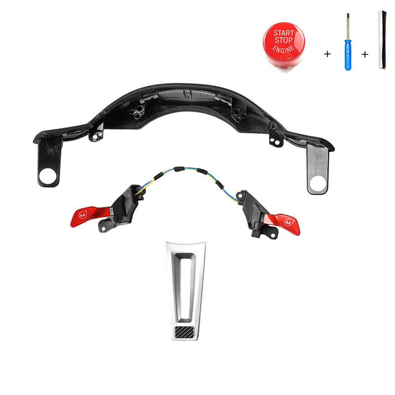 Steering Wheel M1 M2 Control w/Start Stop Button Kit for BMW X3 X4 X5 2019-2022