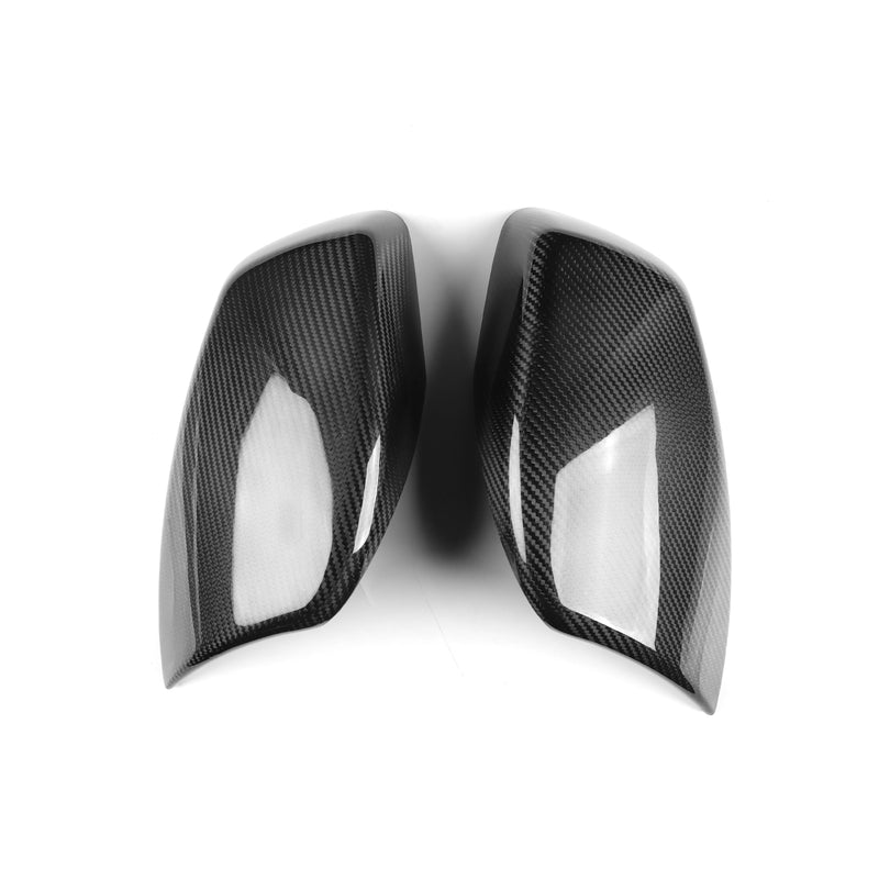 WXZOS Genuine Carbon Fiber Wing Mirror Trim for BMW 5series E60 4Door Sedan 2003-2007