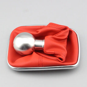 Red Aluminum Alloy 5 Speed Gear Shift Knob For VW Bora Golf MK4 Jetta