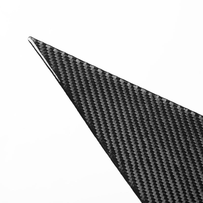 WXZOS Genuine Carbon Fiber Front Storage Vent Trim for Chevrolet Corvette C8 2020-2024