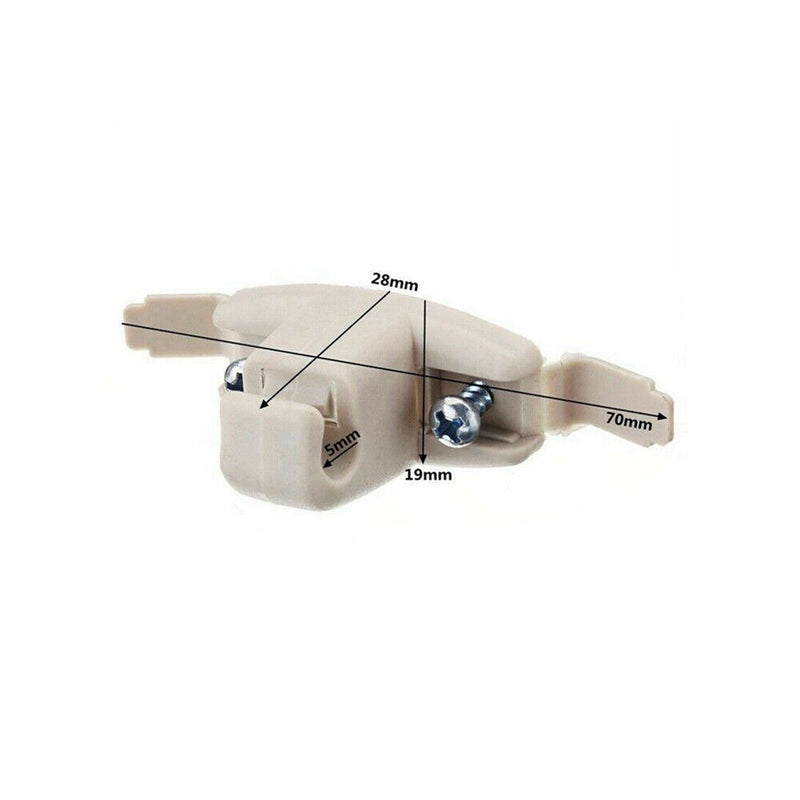 Beige Sun Visor Clip Holder Bracket for BMW E46 323i 323Ci 325i 325Ci 325xi M3