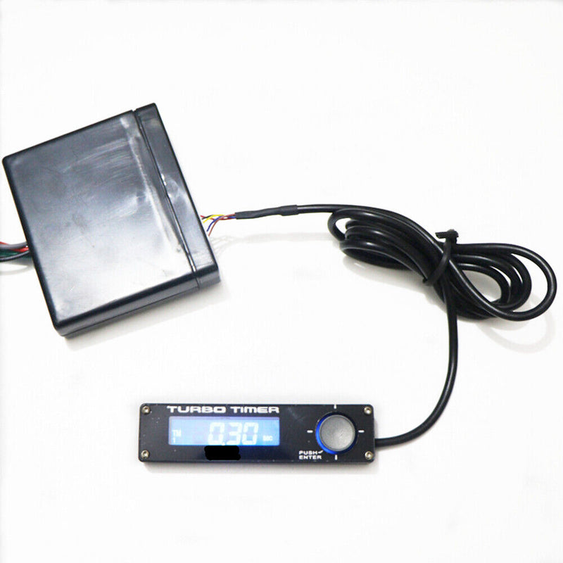 Universal Auto Blue LED Turbo Timer Delay Flameout Control Unit for Turbo