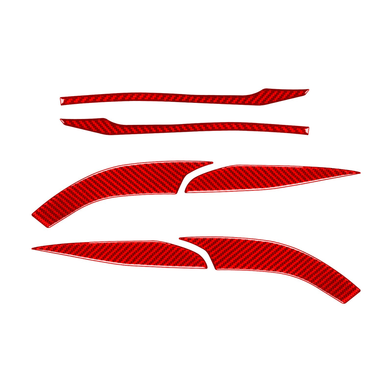 WXZOS Genuine Carbon Fiber Side Wing Mirror Trim for Mercedes W206 C-class 2022-2024