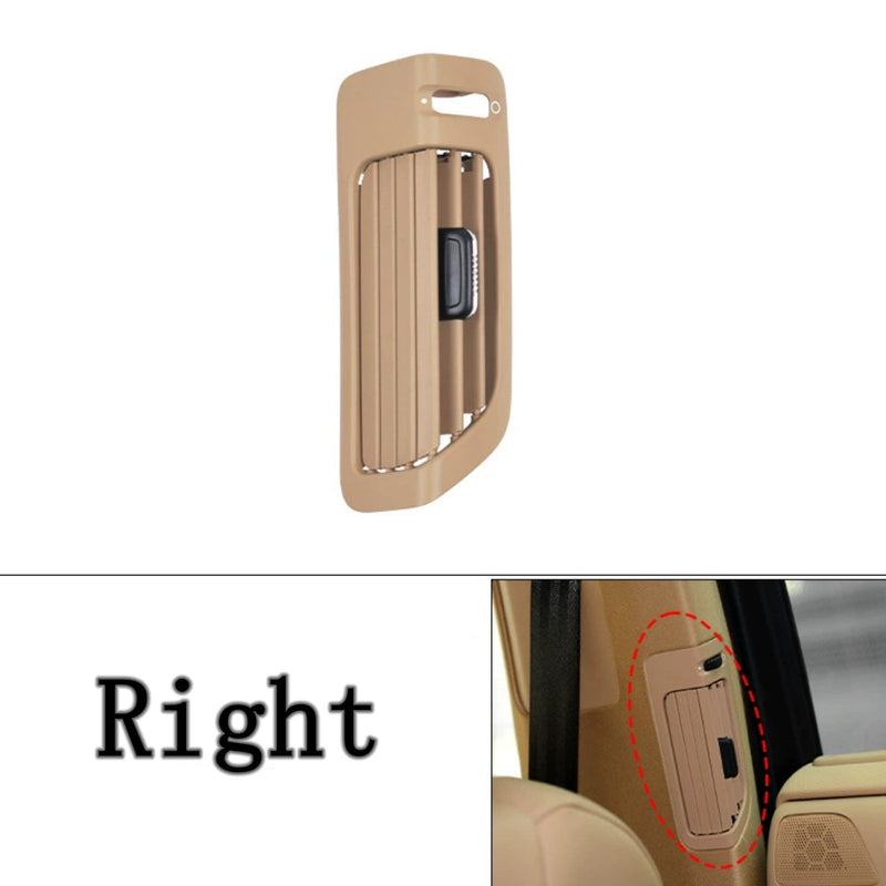 Beige B-Pillar Air Vent Grille Trim Replacment for Porsche Cayenne 92A 2011-2017