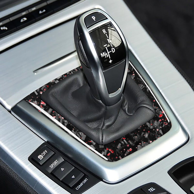 WXZOS Genuine Carbon Fiber Gear Shift Lever Panel Trim for BMW E89 Z4 2009-2015