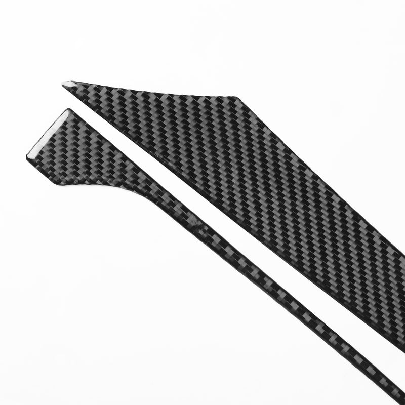 WXZOS Carbon Fiber Center Console Side Panel Trim for Chevrolet Corvette C8 2020-2024
