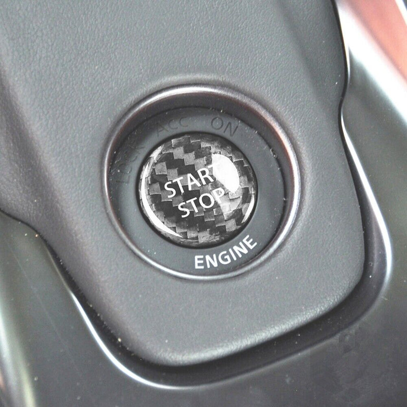Genuine Carbon Fiber Gear Shift Knob Handle Cover Fit for Nissan GT-R 2008-2015
