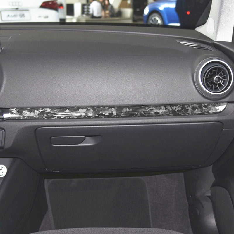 WXZOS Genuine Carbon Fiber Dashboard Panel & Door Trim for Audi A3 8V S3 2014-2020