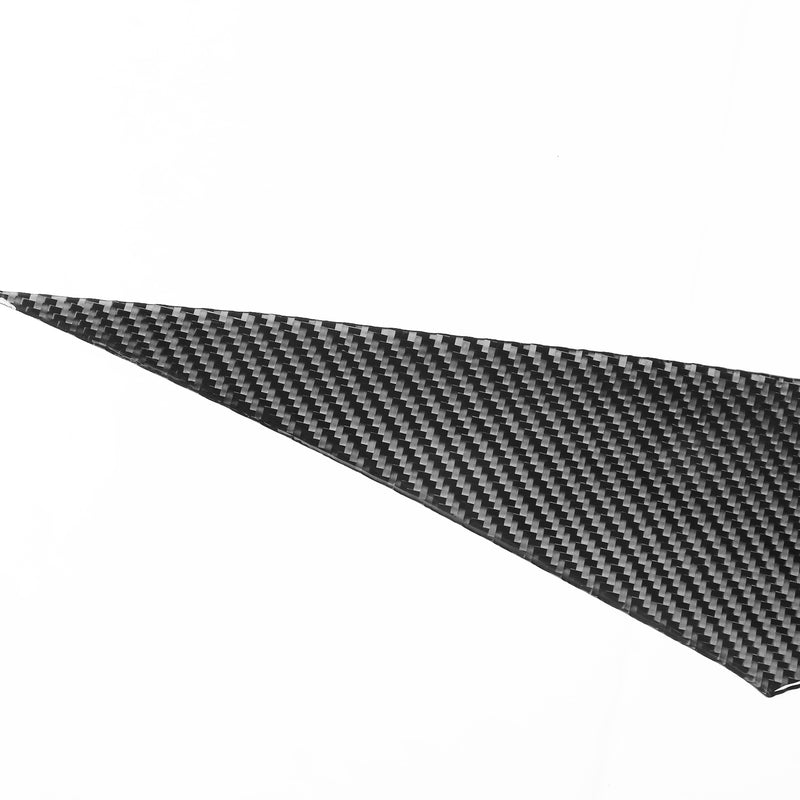 WXZOS Genuine Carbon Fiber Rear Bumper Vent Trim for Chevrolet Corvette C8 2020-2024