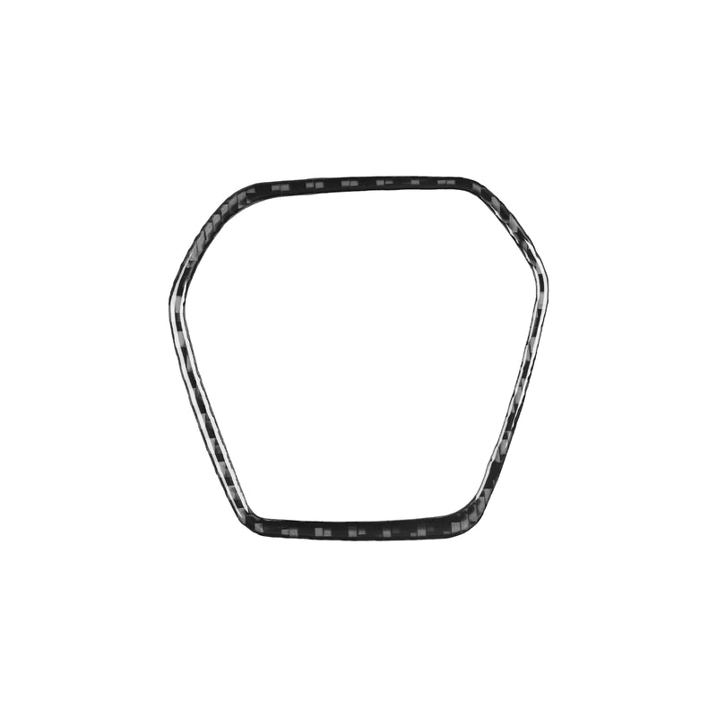 WXZOS Genuine Carbon Fiber Steering Wheel Frame Trim for Chevrolet Corvette C8 2020-24