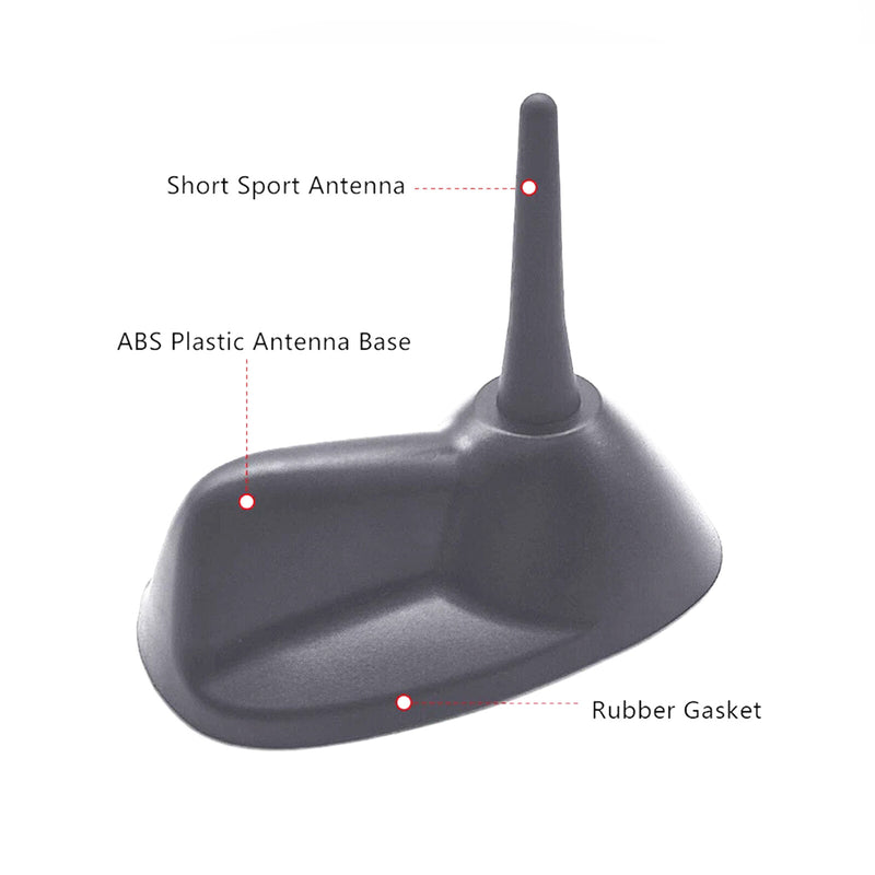 WXZOS Rear Roof Antenna Base w/Gasket Repair Kit for Mini Cooper R55 R56 2008-2014
