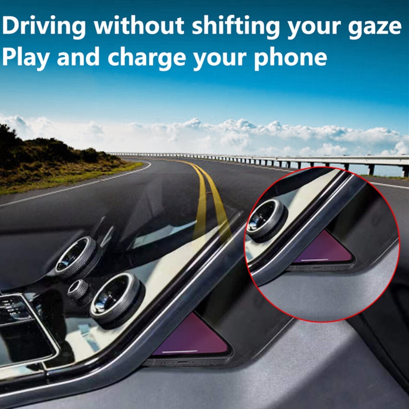 WXZOS Center Console Wireless Fast Charging Pad for Land Rover Velar 2016-2022