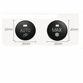 2 Pcs Auto&MAX Control Knob Repair Kit Cover 64119310445 for BMW X5 E70 X6 E71