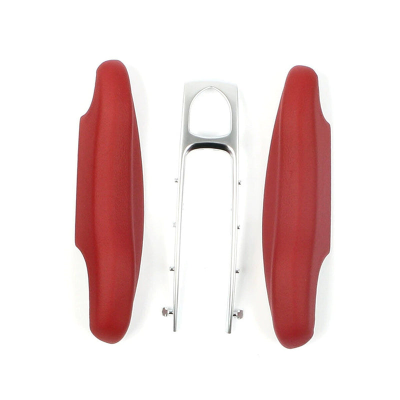 WXZOS Genuine Leather Smart Remote Key Fob Shell Replace for Porsche 911 992 2019-2023