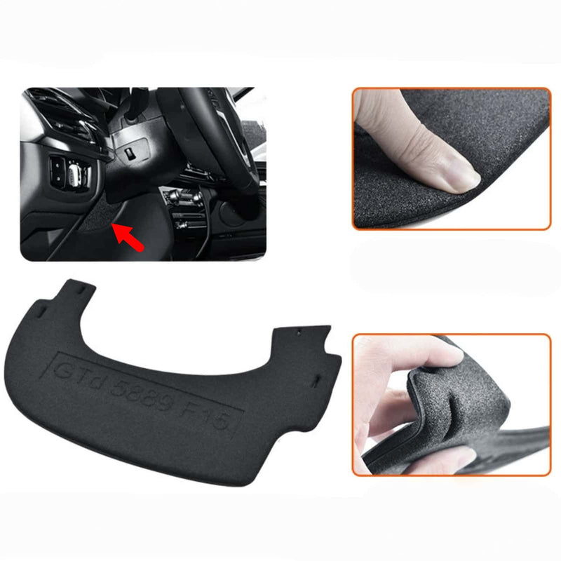 WXZOS Steering Wheel Lower Cover Sponge Backplate for BMW X6 F16 2015-2018