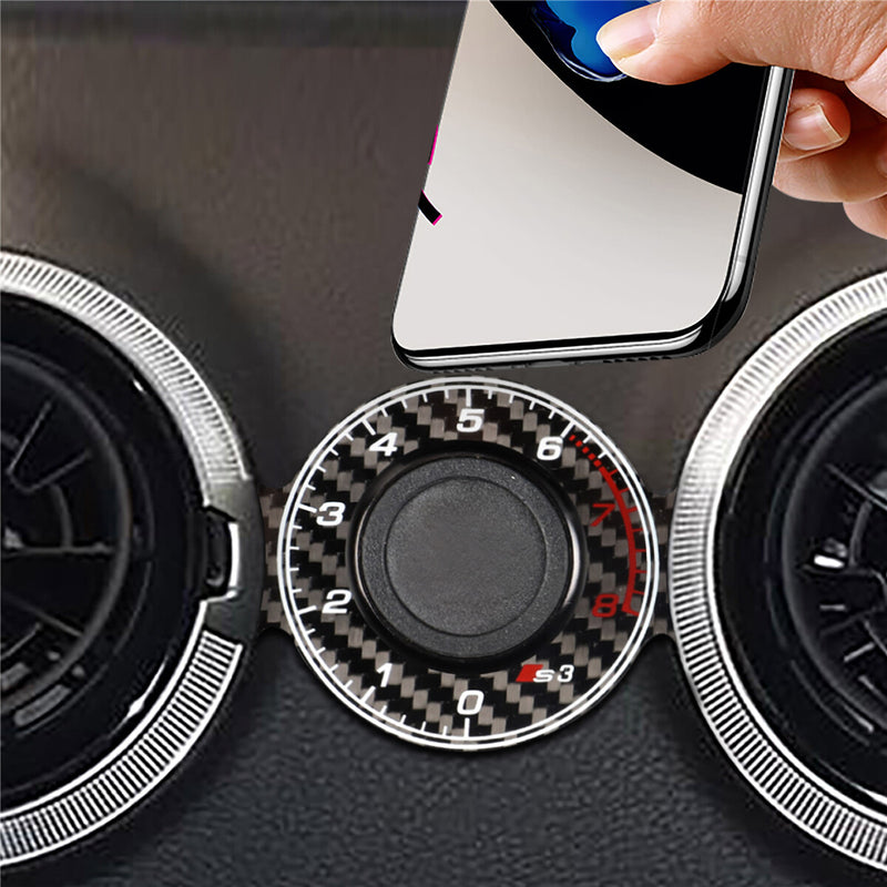 WXZOS Dashboard A/C Outvent Mount Mobile Phone Holder Stand for Audi 2013-2018 S3 RS3