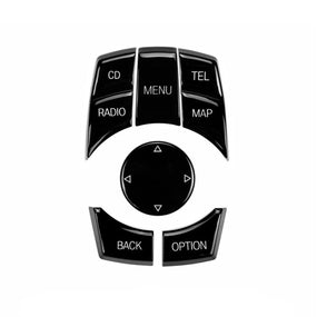 Bright Black IDrive Multi Switch Button Repair for BMW 6Series F06 F12 2010-2012