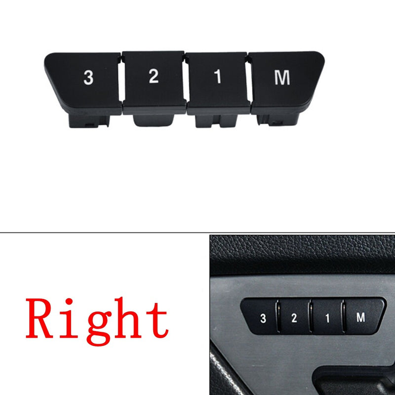 WXZOS 1PC Black Right Seat Adjust Memory Switch Button Cover for Benz W166 GLE 2015-19