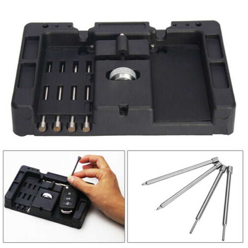 New Car Flip Key Vice Fixing Pin Remove Tool Kit For Car Door Key