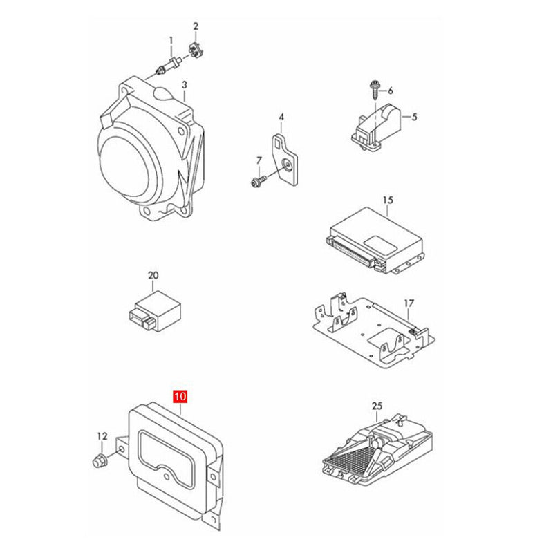Electric Parking Brake Comfort Control Module for VW Tiguan Passat 08-11 2010-17